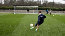 Grimmy trains with Tottenham!