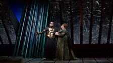 Mark Delavan as Wotan and Stephanie Blythe as Fricka in Wagner's "Das Rheingold."