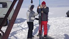 Coring on Baikal