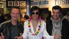 Elvis was in the building to open the sale