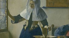 Johannes Vermeer, Young Woman with a Water Pitcher, c. 1662