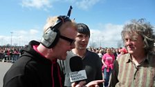 Chris Evans, James May and Brian Cox