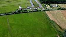 Old water course on Broads