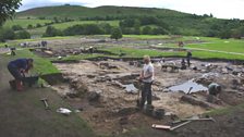 Excavation at Vindolanda. Ben Robinson