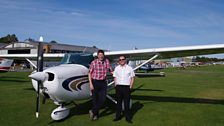 Ben and Sean at Old Sarum