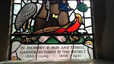 Stained Glass Window at Santon Downham Church near Thetford