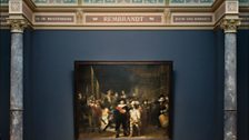 The Night Watch Gallery at the newly-restored Rijksmuseum in Amsterdam