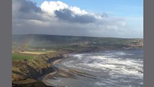 Ravenscar in North Yorkshire where Vaughan Williams almost drowned. Taken by James.