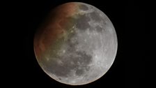 Partial lunar eclipse 25th April 2013