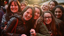 The crowd enjoying performances from the Radio 2 Audience Award nominees