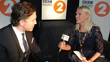 Lee Evans with Anneka Rice