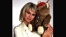 Joanna Lumley and the first EVER Pudsey!