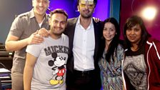 Ranbir with the Breakfast Team