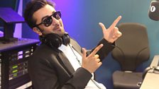 Ranbir Kapoor live in the studio