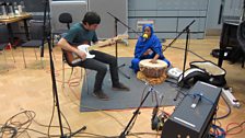 Aziza Brahim in session for World Routes