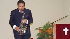 Saxophonist and Minister Dr Vernard Johnson