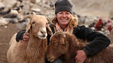 Kate Humble in the Wakhan Valley.