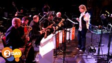 Claire Teal and the 鶹 Big Band sax section