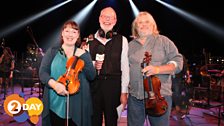 Bob Harris with Cynthia Fleming and Phil Beer