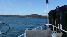 Approaching Iona on the ferry