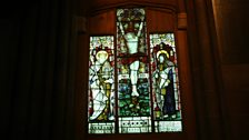 Stained glass window in Govan Old Parish Church