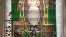 Graham Sutherland's 72 foot high tapestry "Christ in Glory"