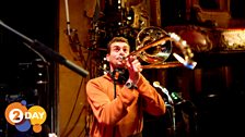 Vassos learns to play the Trombone