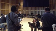 Laura van der Heijden rehearsing with Kirill Karabits