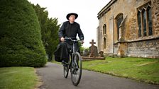 Mark Williams as GK Chesterton's Father Brown