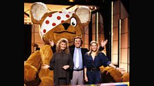 Sue Cook, Terry, Anneka Rice and a HUGE Pudsey in 1987