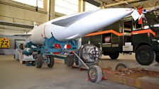 Interior Hanger RAF Scampton and exhibits