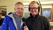 Chris with Dr Hugh Hunt who lead the team who create Channel 4's Recreating the Bouncing Bomb