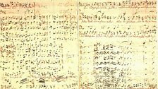 The score of JS Bach's St Matthew Passion