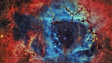 The blue rose- The Rosette Nebula