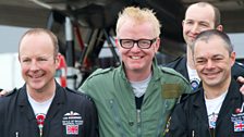 Chris Evans flies in a Lancaster Bomber to mark the 70th anniversary of the Dambusters