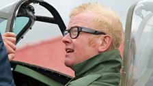 Chris Evans flies in a Lancaster Bomber to mark the 70th anniversary of the Dambusters