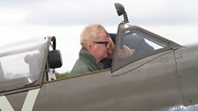 Chris Evans flies in a Lancaster Bomber to mark the 70th anniversary of the Dambusters