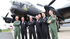 Chris Evans flies in a Lancaster Bomber to mark the 70th anniversary of the Dambusters