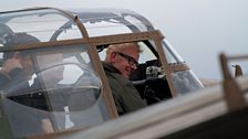 Chris Evans flies in a Lancaster Bomber to mark the 70th anniversary of the Dambusters