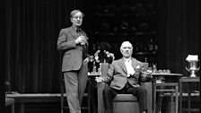 John Gielgud and Ralph Richardson in the 1975 Old Vic production of Pinter's No Man's Land