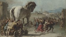 Giovanni Domenico Tiepolo (1727-1804), The Procession of the Trojan Horse into Troy, c. 1760