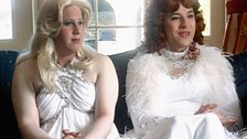 Matt Lucas and David Walliams as ABBA