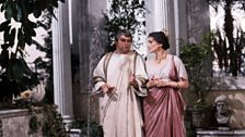 Brian Blessed as Augustus and Sian Phillips as Livia in ̳ TV adaptation of I, Claudius by Robert Graves