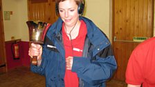 Kirsteen earns the fifth and final clue, in Honingham village hall