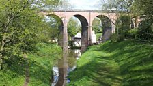 Through the viaduct