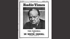 Radio Times for the state funeral of Winston Churchill