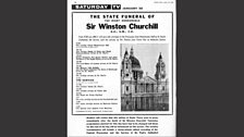 Radio Times for the state funeral of Winston Churchill (Part 4)