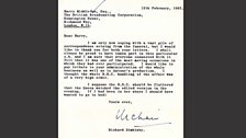Letter from Richard Dimbleby to Harry Middleton