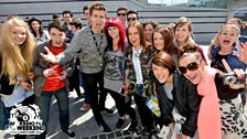 Greg James with fans at 鶹Լ Radio 1's Big Weekend