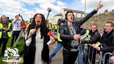 Sarah Jane and Greg at Radio 1's Big Weekend